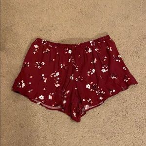 Patterned Flowy Shorts